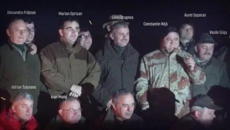 La partidele de vânătoare ale Asociației Turris participa toată spuma pesedistă din România