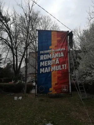 Copaci ciopârțiți la Turnu Măgurele, de dragul unei Românii "care merită mai mult"