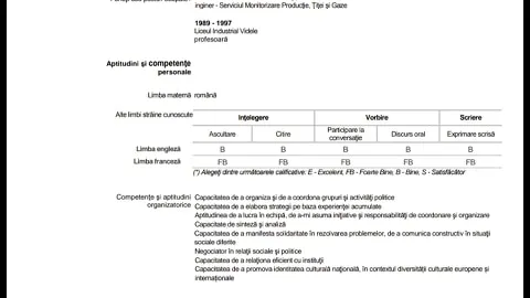 Viorica Dăncilă a mințit că știe limba engleză... în C.V.!