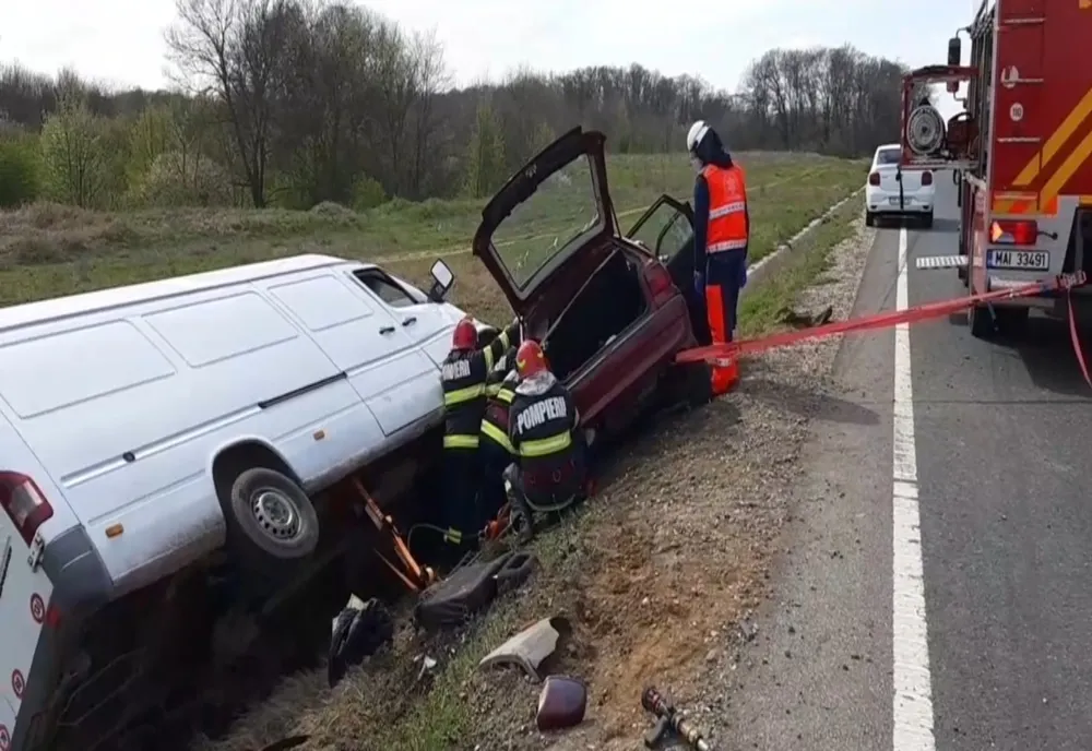 Accident pe centura Alexandriei