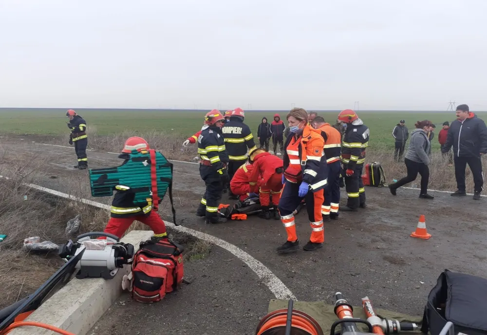 VIDEO. Un bărbat a murit într-un GRAV accident, în Teleorman. A intervenit elicopterul SMURD