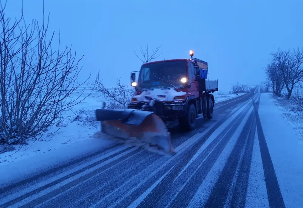 Condiții de iarnă în această dimineață. Ce zone sunt afectate