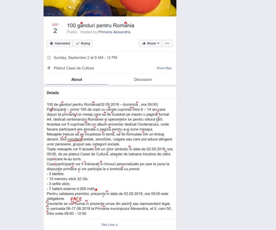 Festivalul analfabeților la Primăria Alexandria: "patricipanți", "conotarii" și dezacorduri pe toată linia!