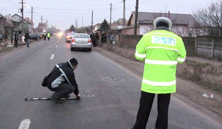 Accident rutier în Alexandria, la intersecția străzilor Ghica și Creangă