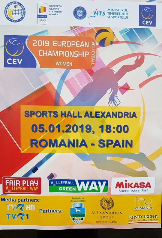 Campionatul European de Volei Feminin, la Alexandria