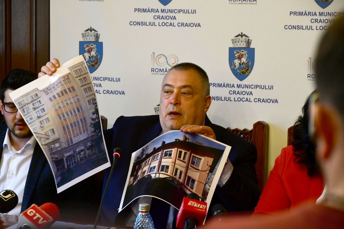 Acțiuni de vandalism în curtea Spitalului Județean Teleorman, sub ochii firmei de pază