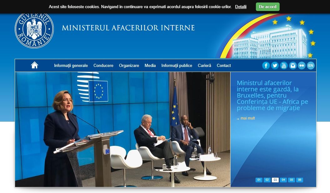 Carmen Dan rămâne vedeta Ministerului de Interne. Pe site...