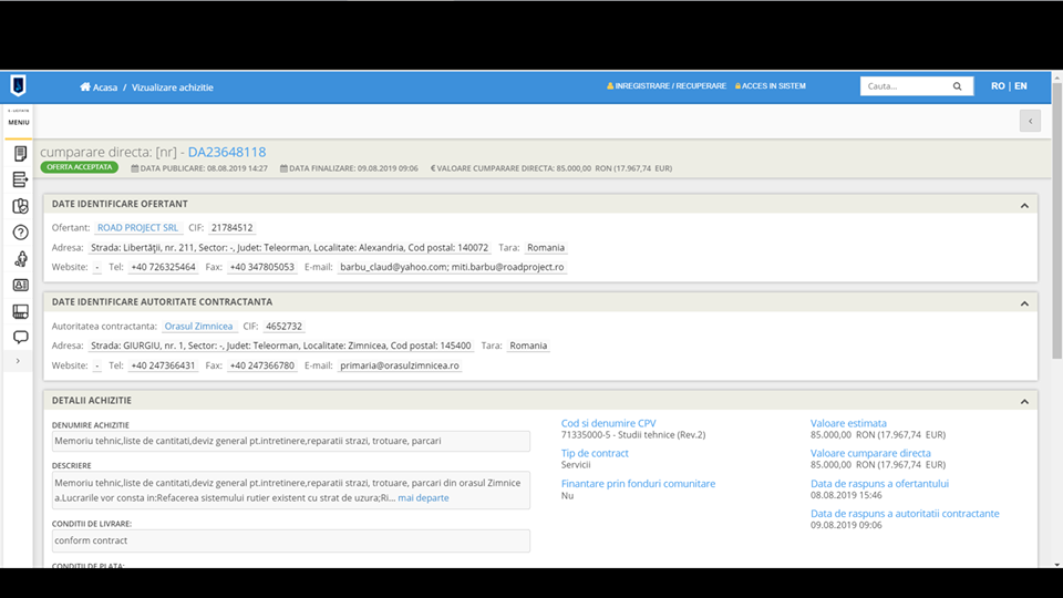 Asociații Teldrum semnează noi contracte pe bani publici