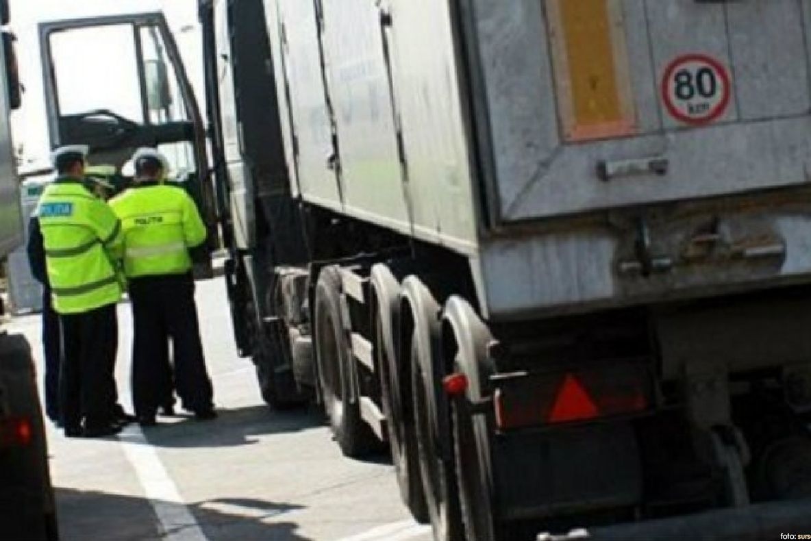 Polițiștii rutieri vor controla în aceste zile autovehiculele de transport mărfuri și persoane