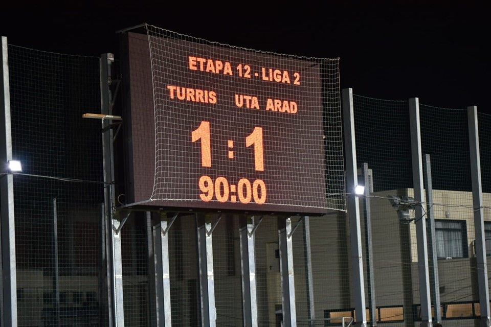 Turris nu convinge, dar rămâne lider în Liga 2