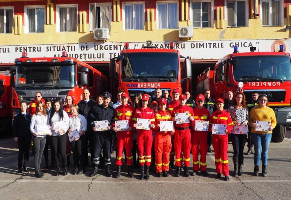Felicitari voluntarilor ISU Telorman