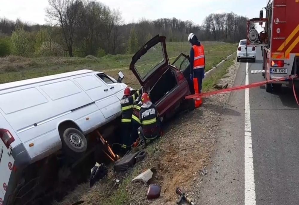 Accident pe centura Alexandriei