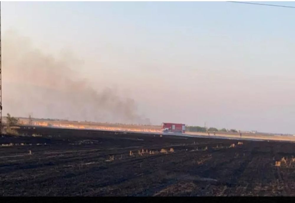 Incendiu puternic în Alexandria