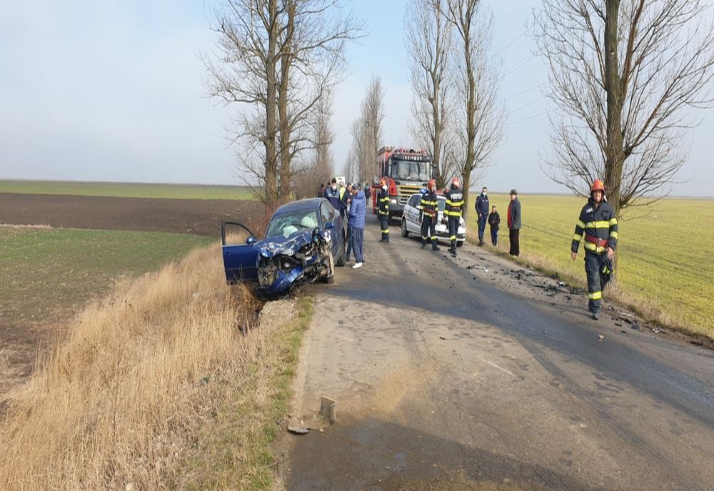 Accident în Teleorman. Trei persoane rănite