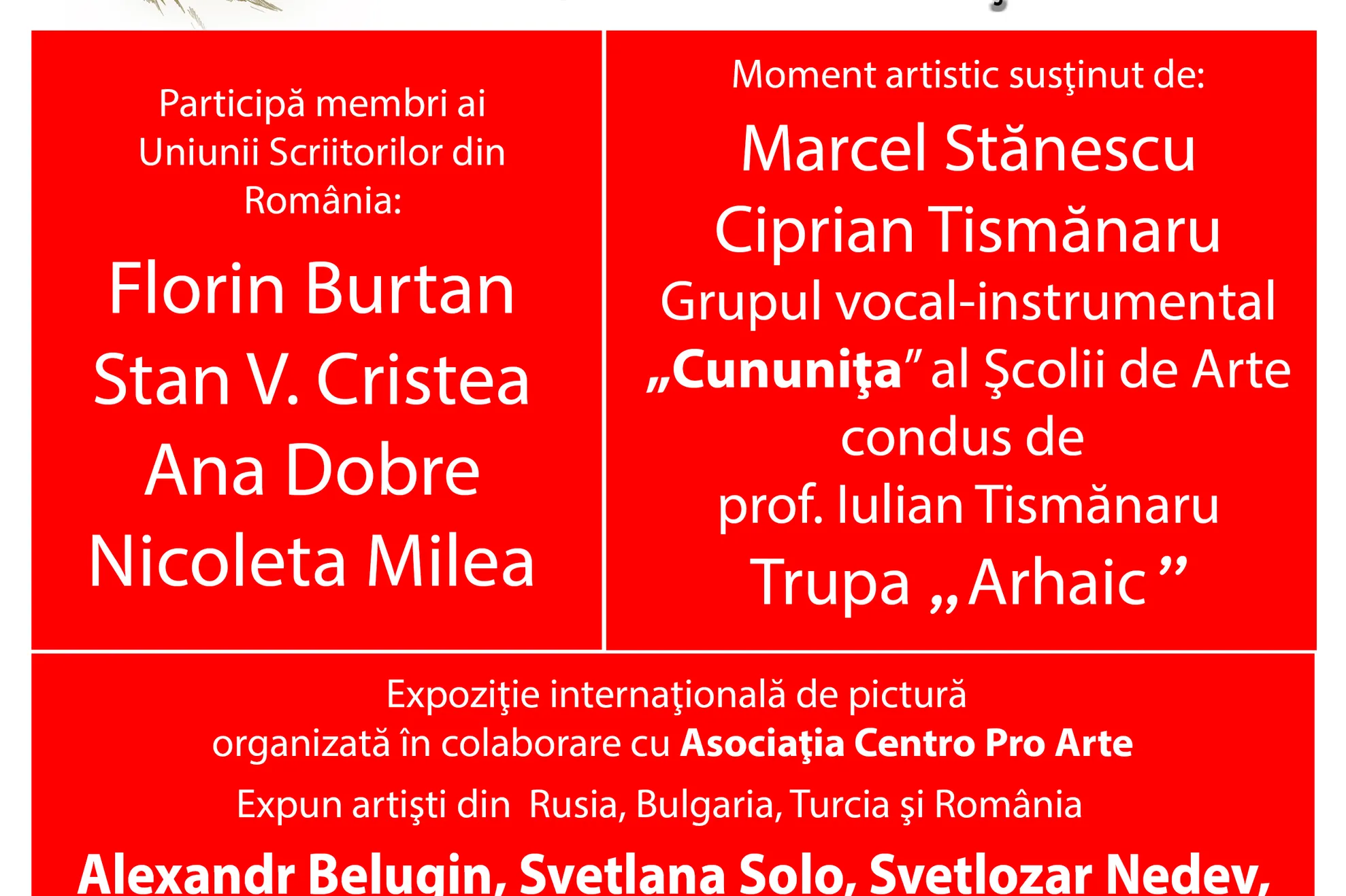 Ziua Culturii Eminesciana 2019