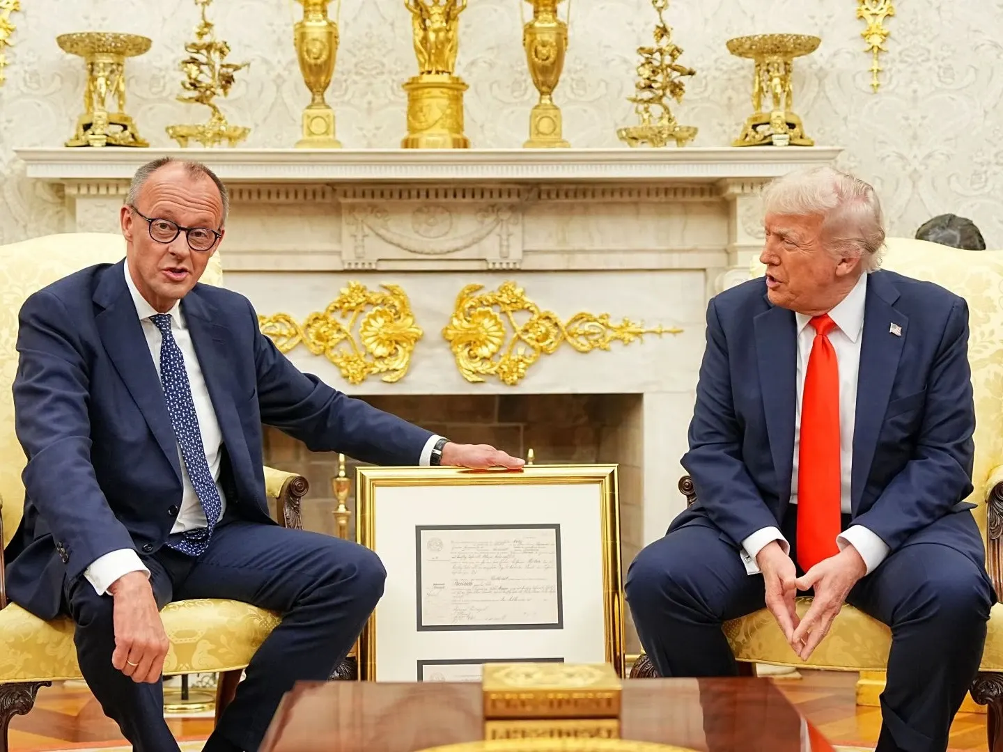 Cancelarul Merz, Donald Trump