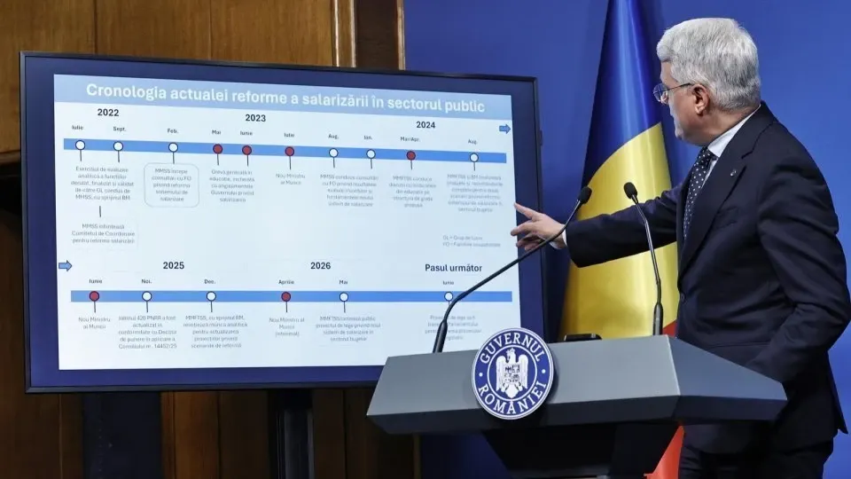 Dragoș Pîslaru promite salarii mai mari FOTO: Guvernul României