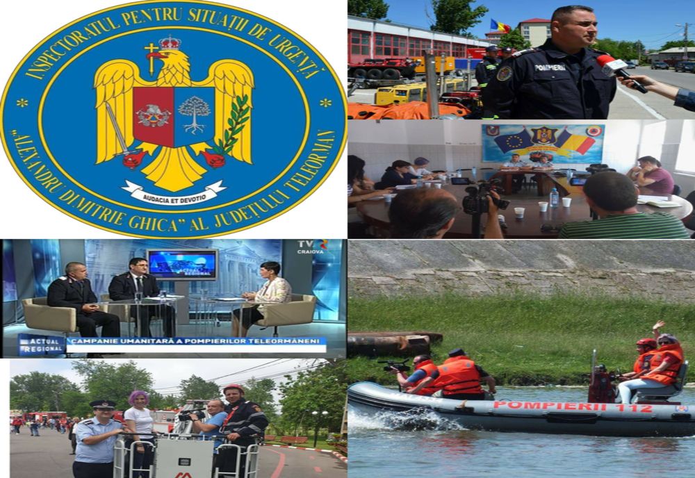 Pompierii militari teleormăneni le mulțumește jurnaliștilor pentru obiectivitatea și corectitudinea datelor prezentate în vederea informării corecte a cetățenilor