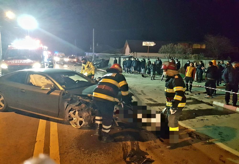 Accident la Roşiorii de Vede, în Teleorman. Două persoane rănite