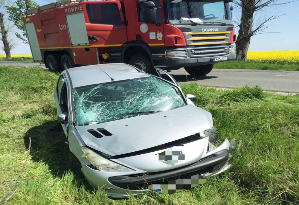 Accident în Teleorman. Patru persoane, printre care doi copii, rănite