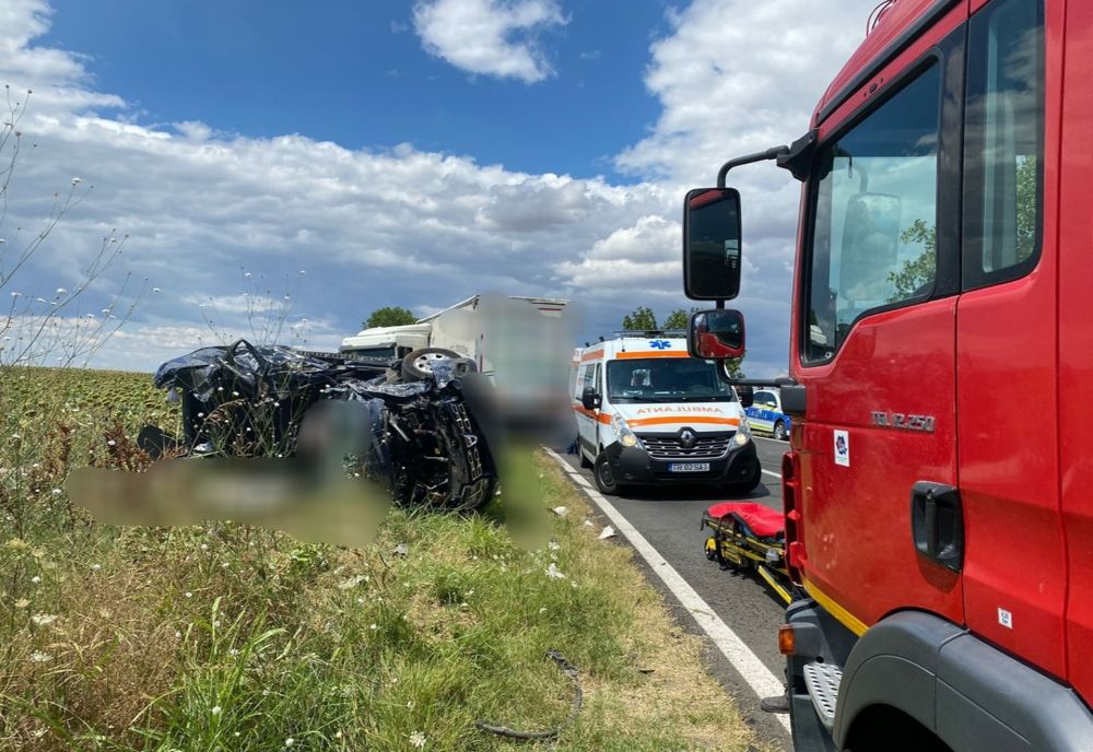 Accident grav pe un drum din Teleorman: Un bărbat a murit