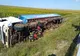 Un TIR de marfă s-a răsturnat pe centura Alexandriei