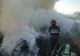 Incendiu devastator la Smârdioasa: 5 tone de baloți de paie au ars!